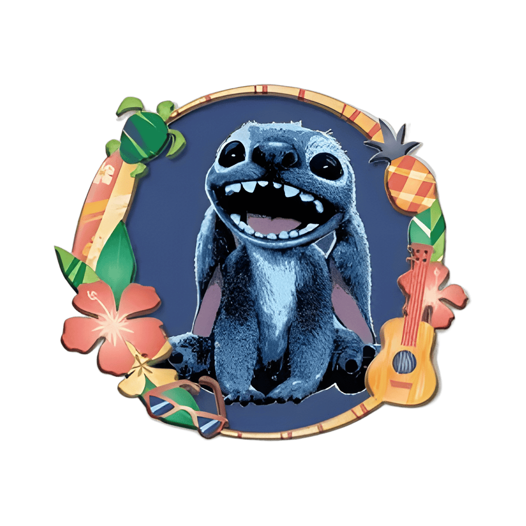 3 In. Jumbo Hawaiian Stitch Disney pin