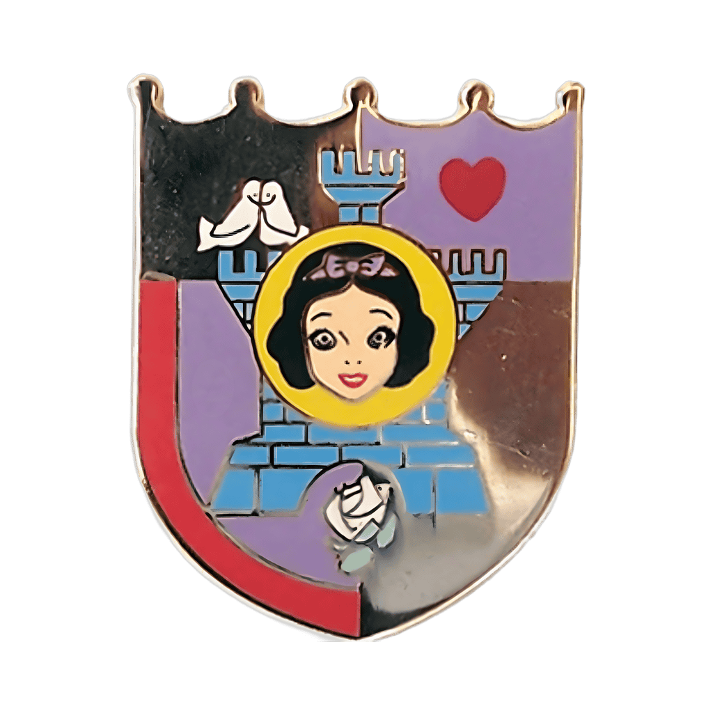 Snow White’s Adventures Shield Disney pin