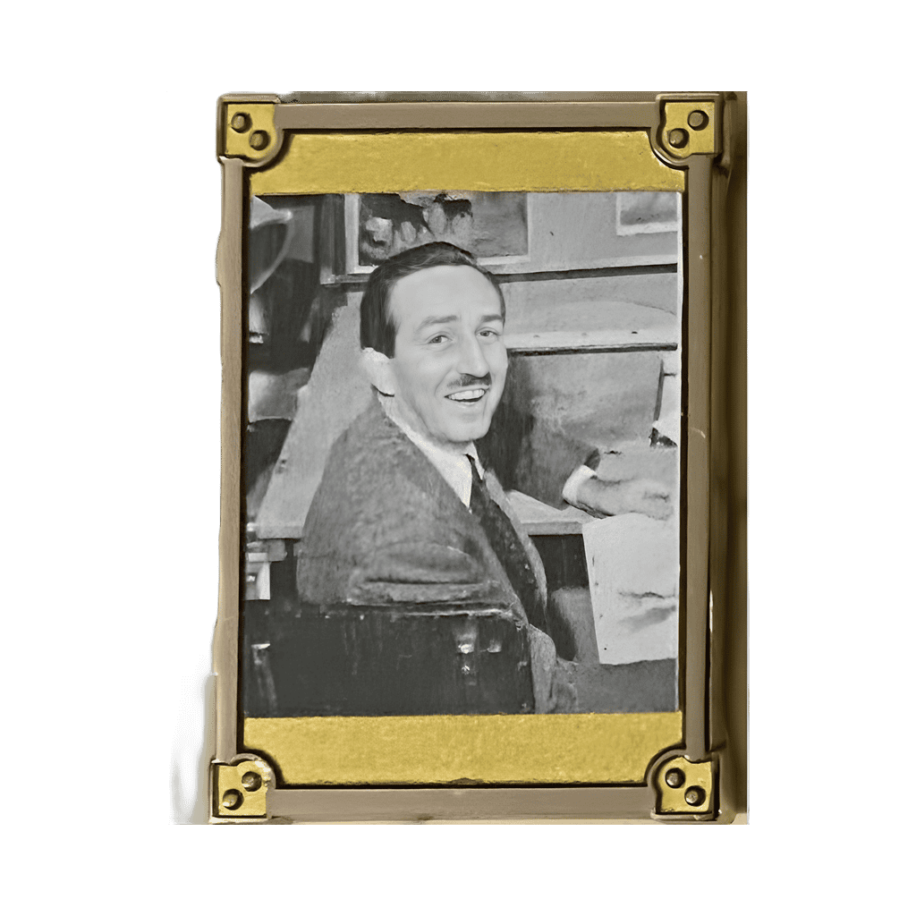 Walt Looking Backwards Suitcase Disney pin