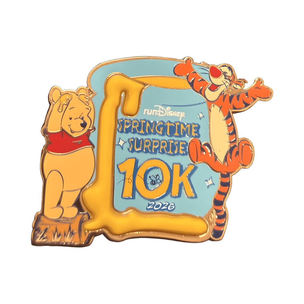 Pooh and Tigger 10K - Replica Medal Disney pin