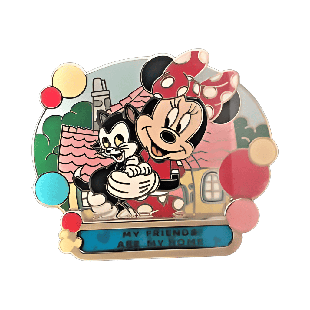 My Friends Are My Home Boxed Set - Minnie and Figaro Disney pin