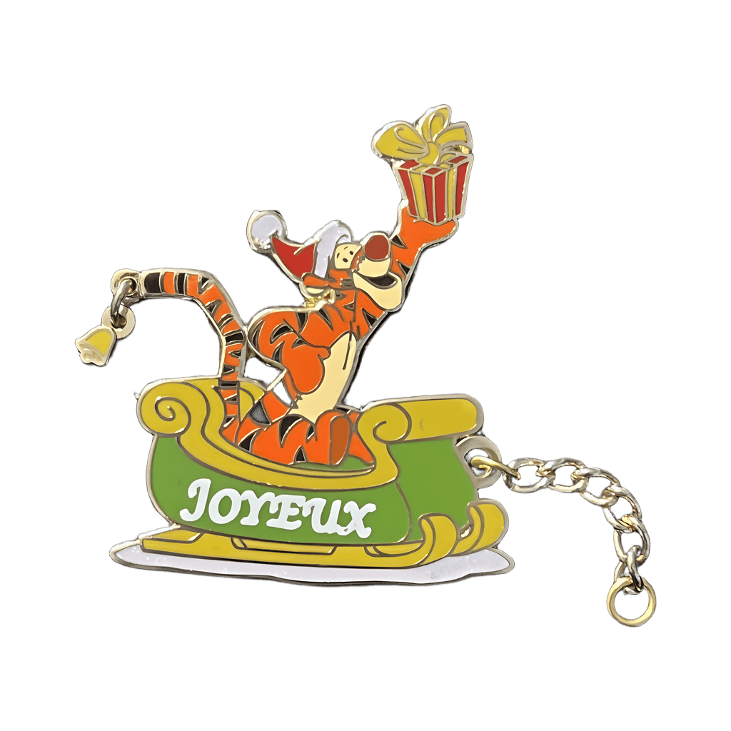 Tigger in Sleigh Disney pin