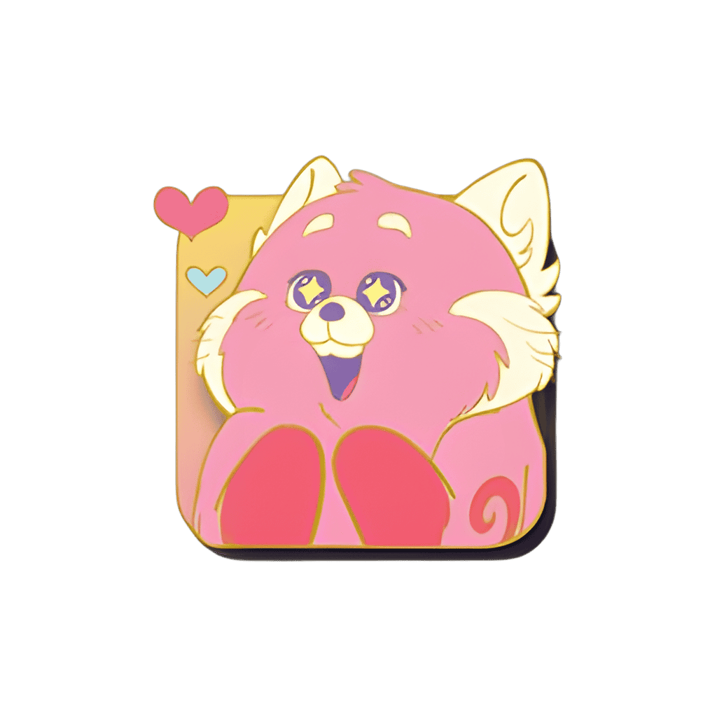 Too Cute - Panda Mei with Hearts Disney pin