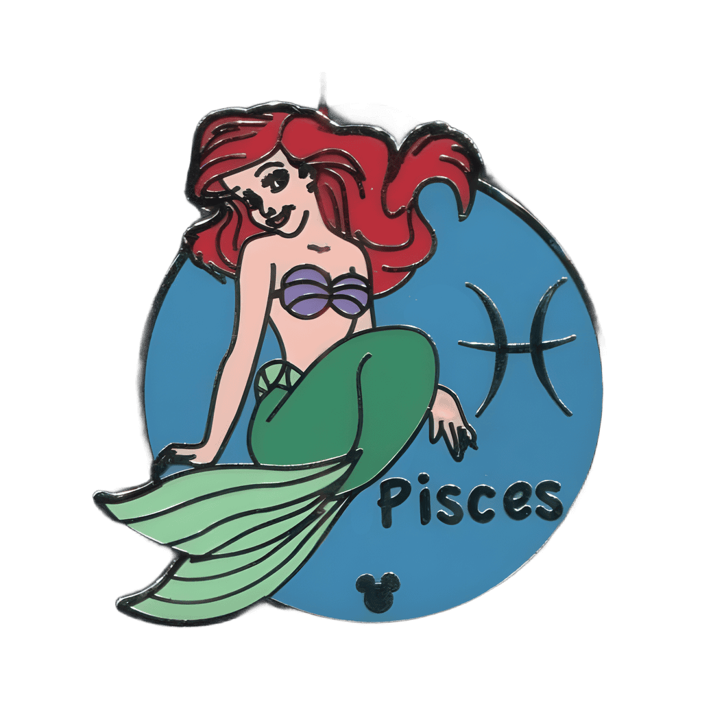 Ariel Pisces Disney pin
