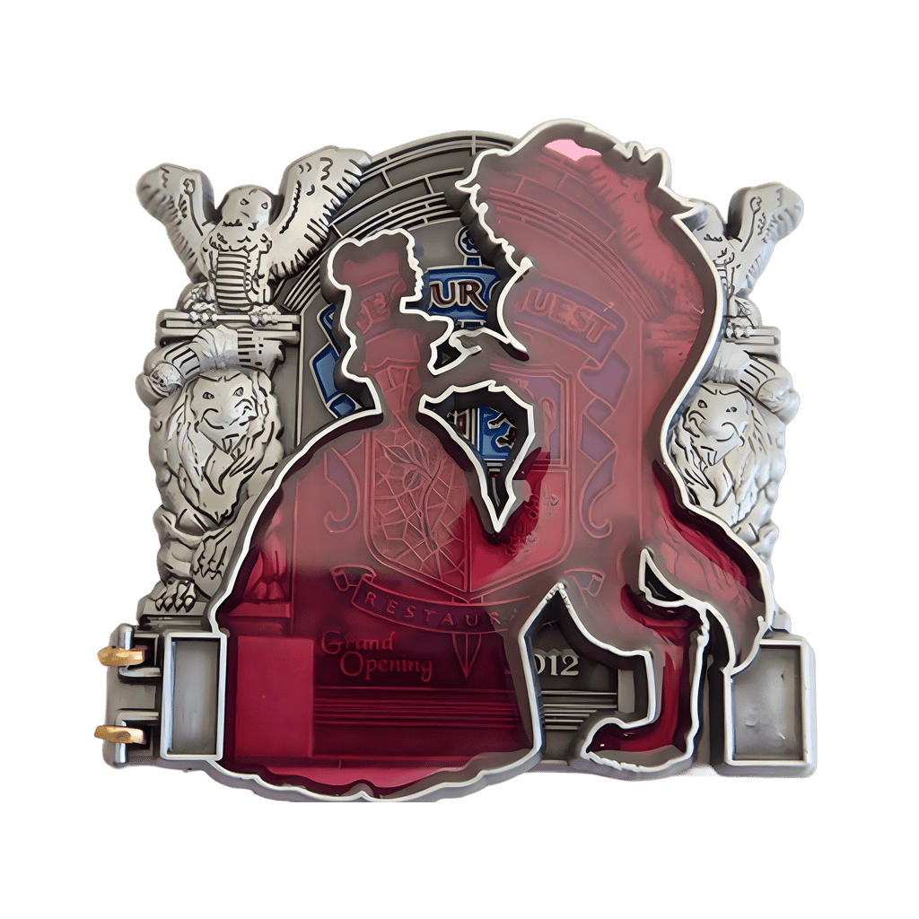 Be Our Guest Restaurant Stained Glass Disney pin