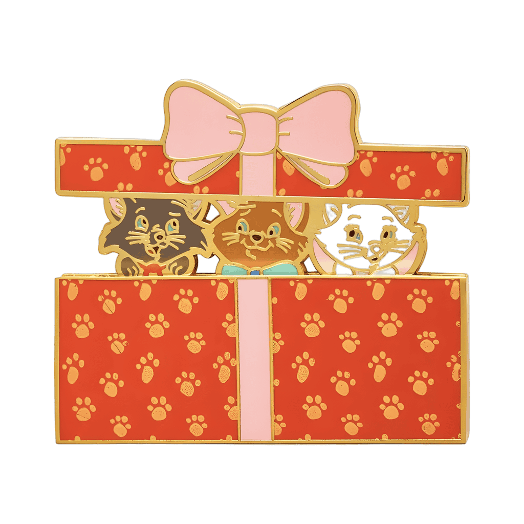 Marie, Toulouse, and Berlioz Present Disney pin