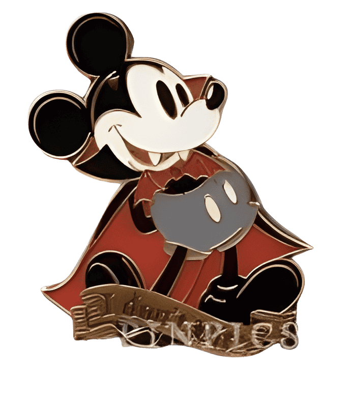 Vampire Mickey & Witch Minnie (2 Pin Set) - Mickey Disney pin