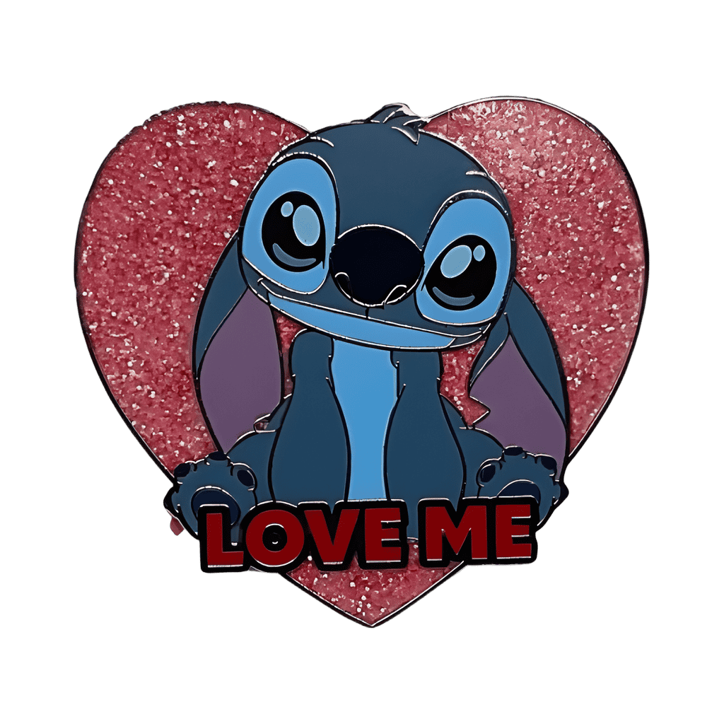 Love Me Stitch Disney pin