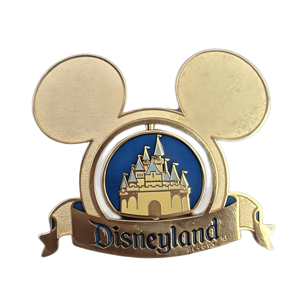 Disneyland Sleeping Beauty Castle Spinner Disney pin