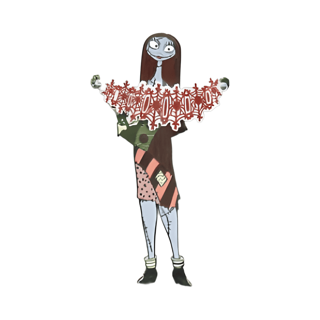 Sally with Paper Snowflakes Disney pin