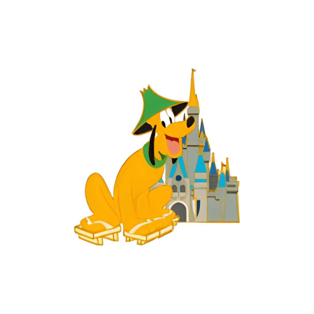 Pluto at Tokyo Disneyland Disney pin