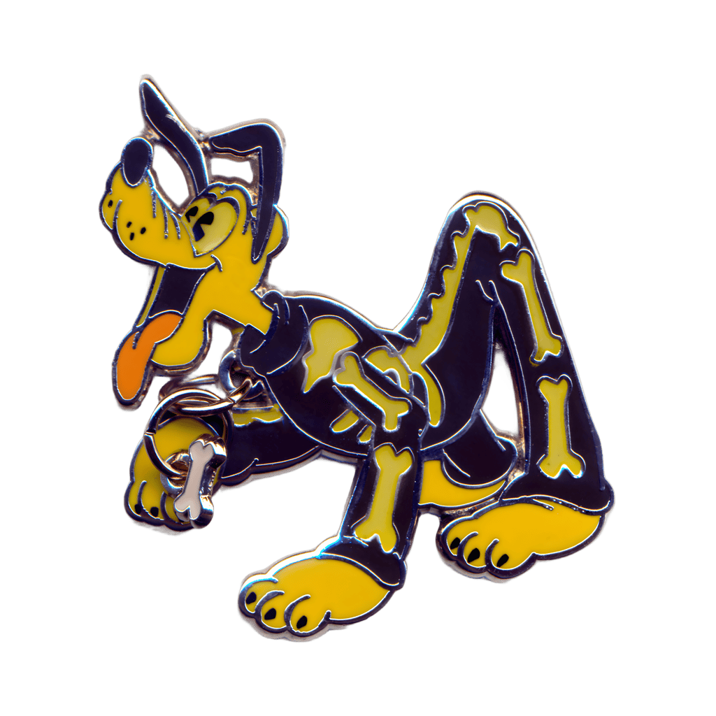 Skeleton Pluto Disney pin