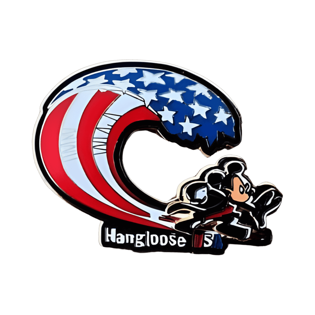 Hangloose USA Mickey Disney pin