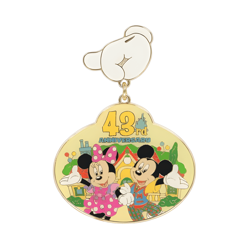 Mickey and Minnie Mouse Dangle Disney pin