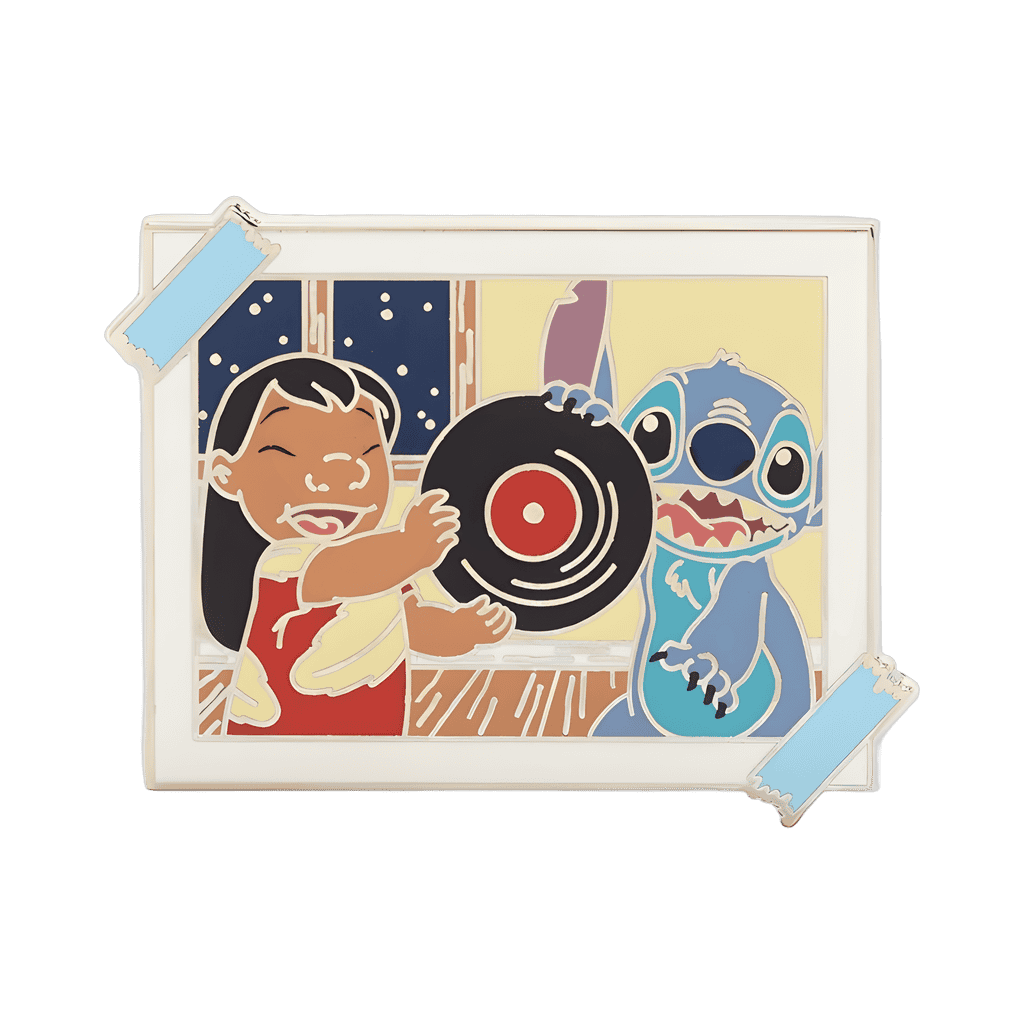 Lilo & Stitch with Record Disney pin
