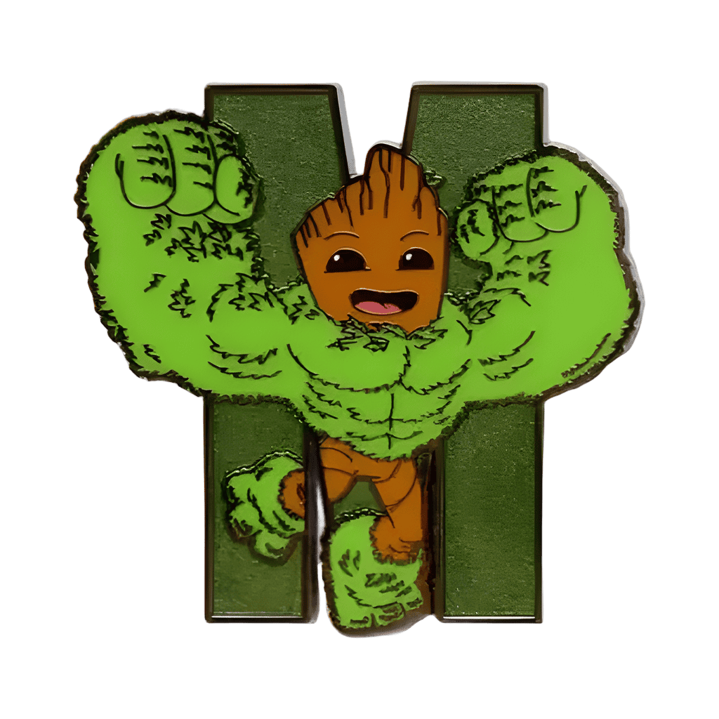 Groot as Hulk - M Disney pin