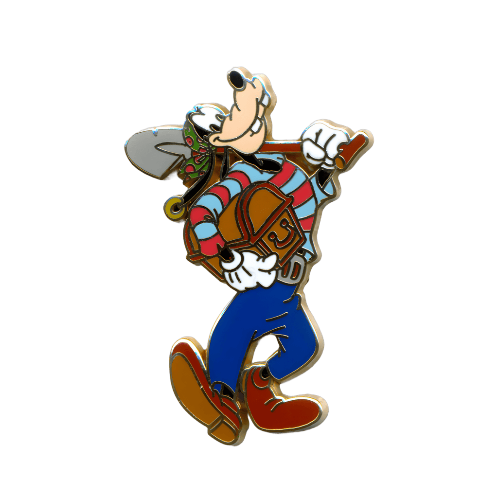 Goofy with Treasure Chest Disney pin