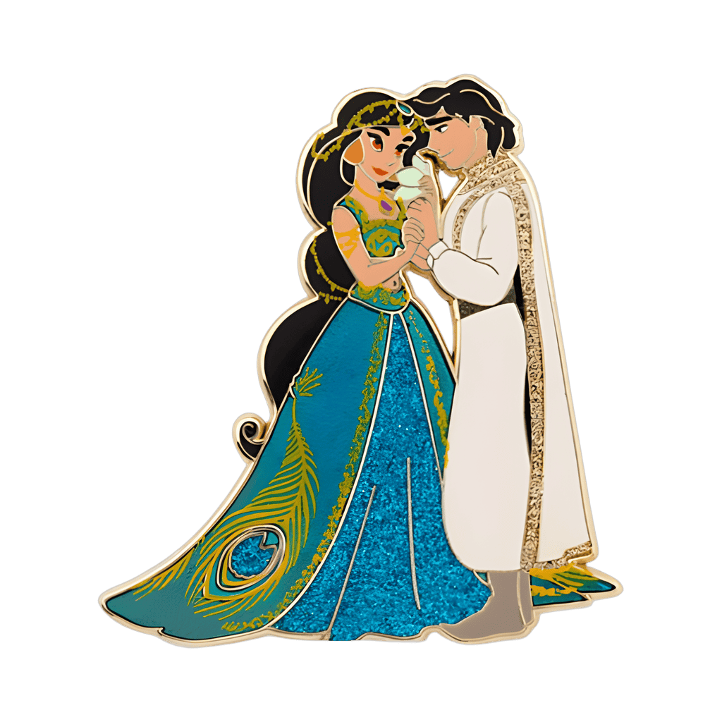 Jasmine and Aladdin Disney pin