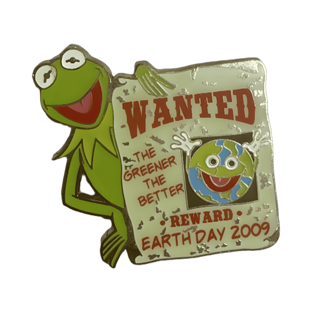 Wanted Kermit the Frog Disney pin