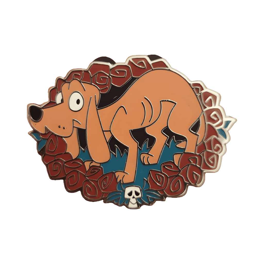 Floral Wreath Frames Mystery Collection — The Caretaker's Dog Disney pin
