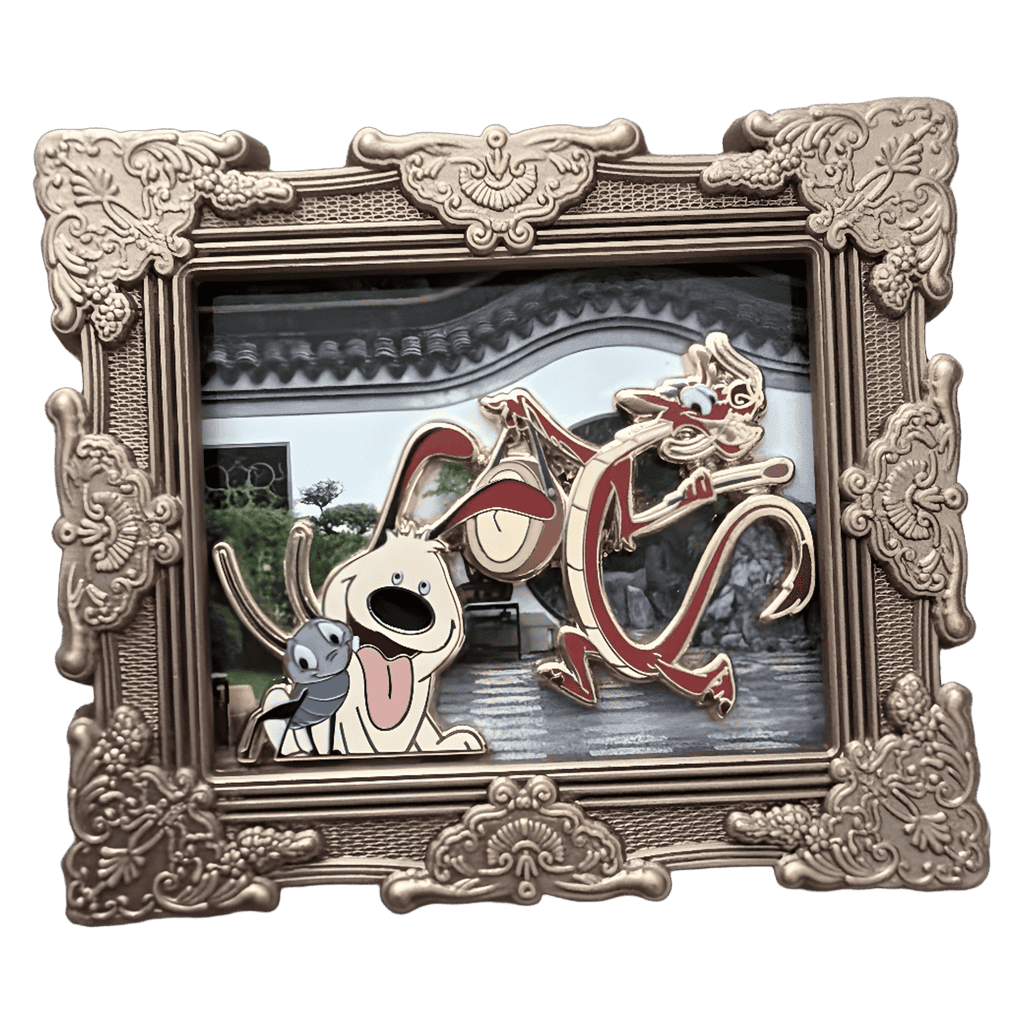 China — Mushu, Little Brother, Cri-Kee Disney pin