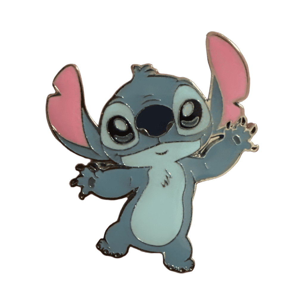 Standing and Waving Disney pin