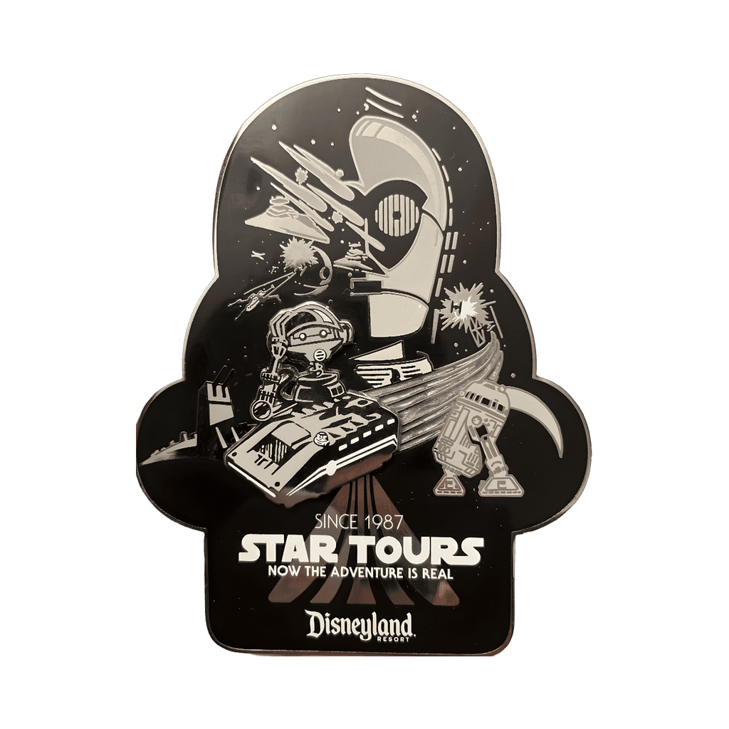 Star Tours 30th Anniversary - Greyscale Jumbo Disney pin