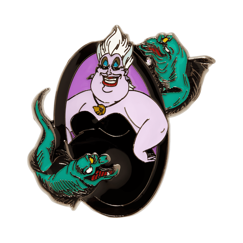 Ursula Frame with Flotsam and Jetsam Disney pin