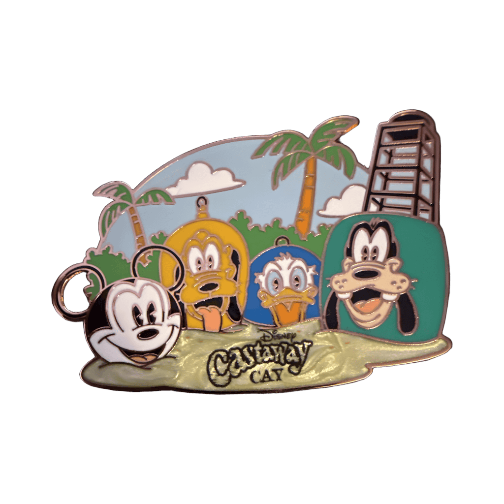 Mount Rustmore on Disney’s Castaway Cay Disney pin