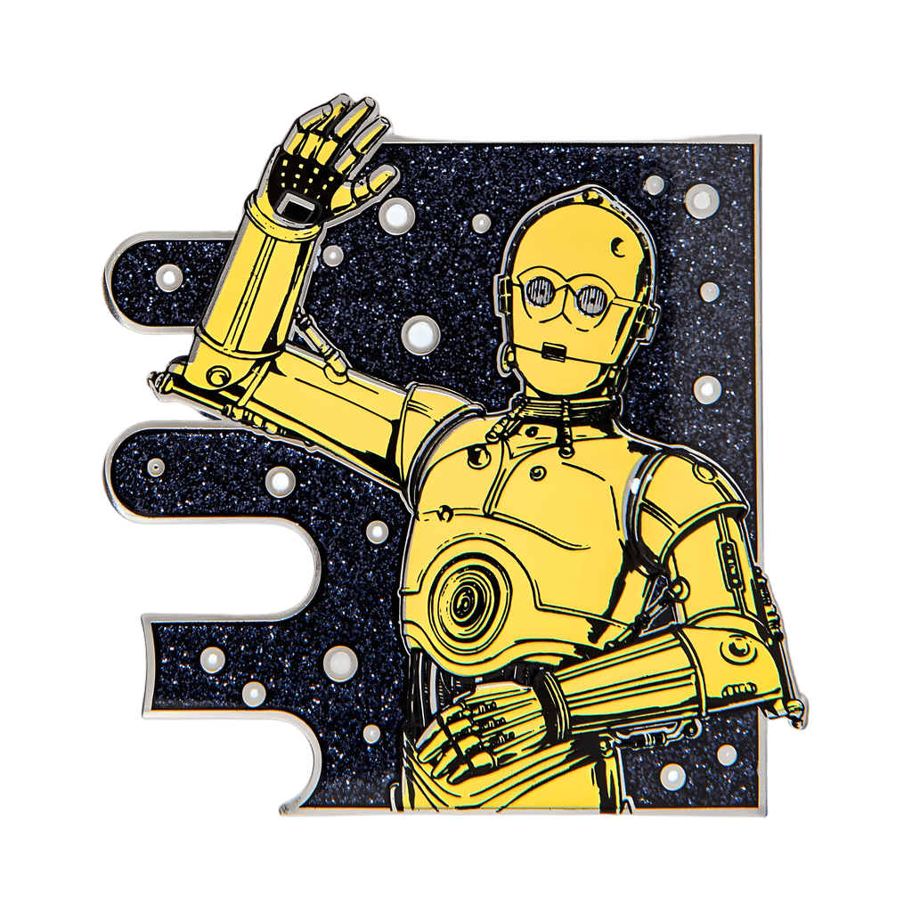 Pin Pals - R2-D2 and C-3P0 Set - C-3P0 Disney pin