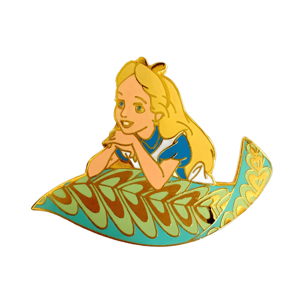 Alice on Leaf Disney pin