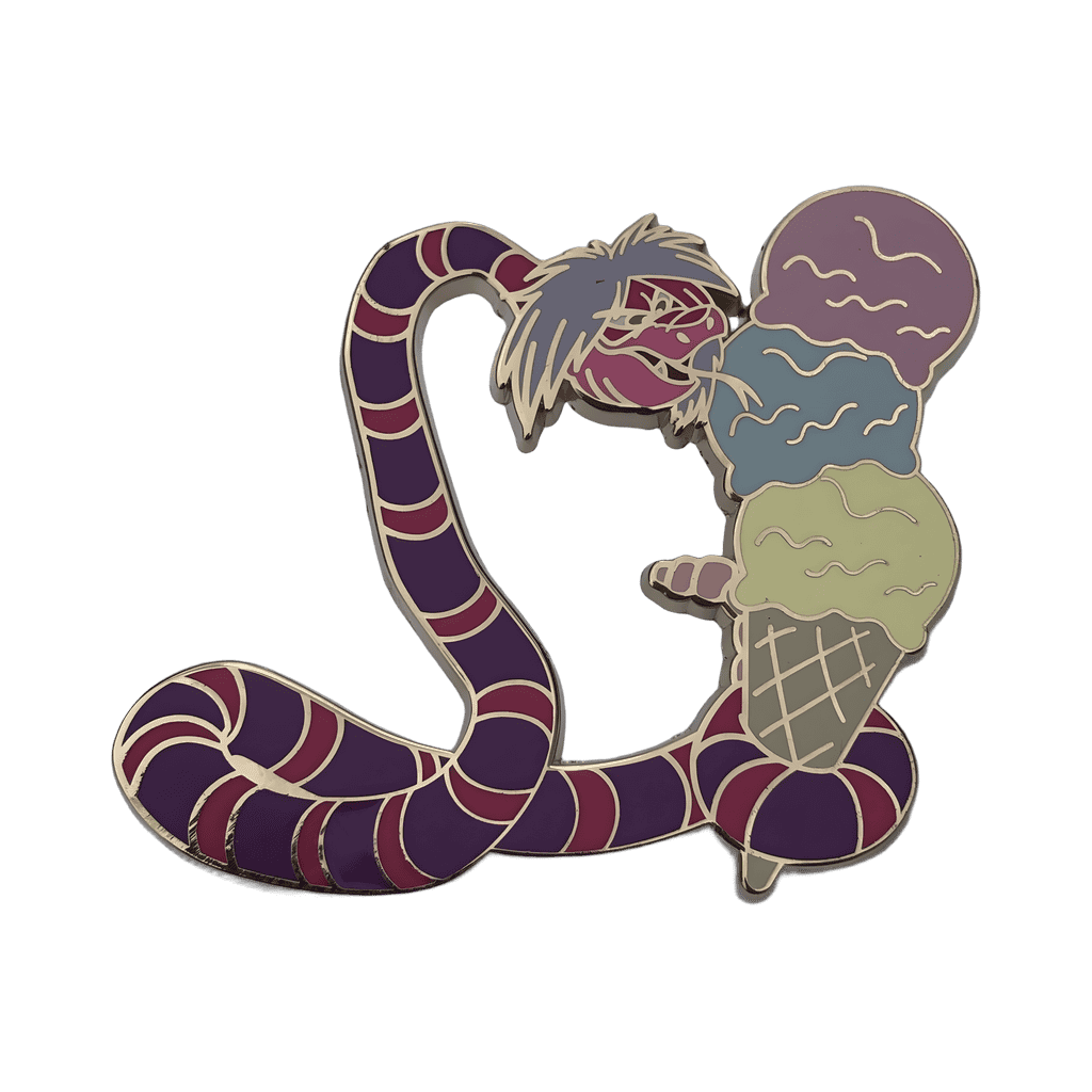 Madame Mim as a Snake Disney pin