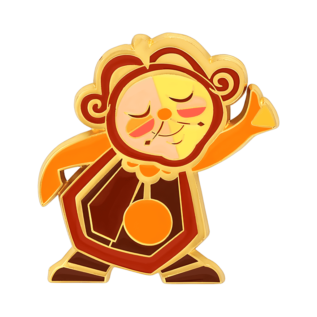 Cogsworth Disney pin