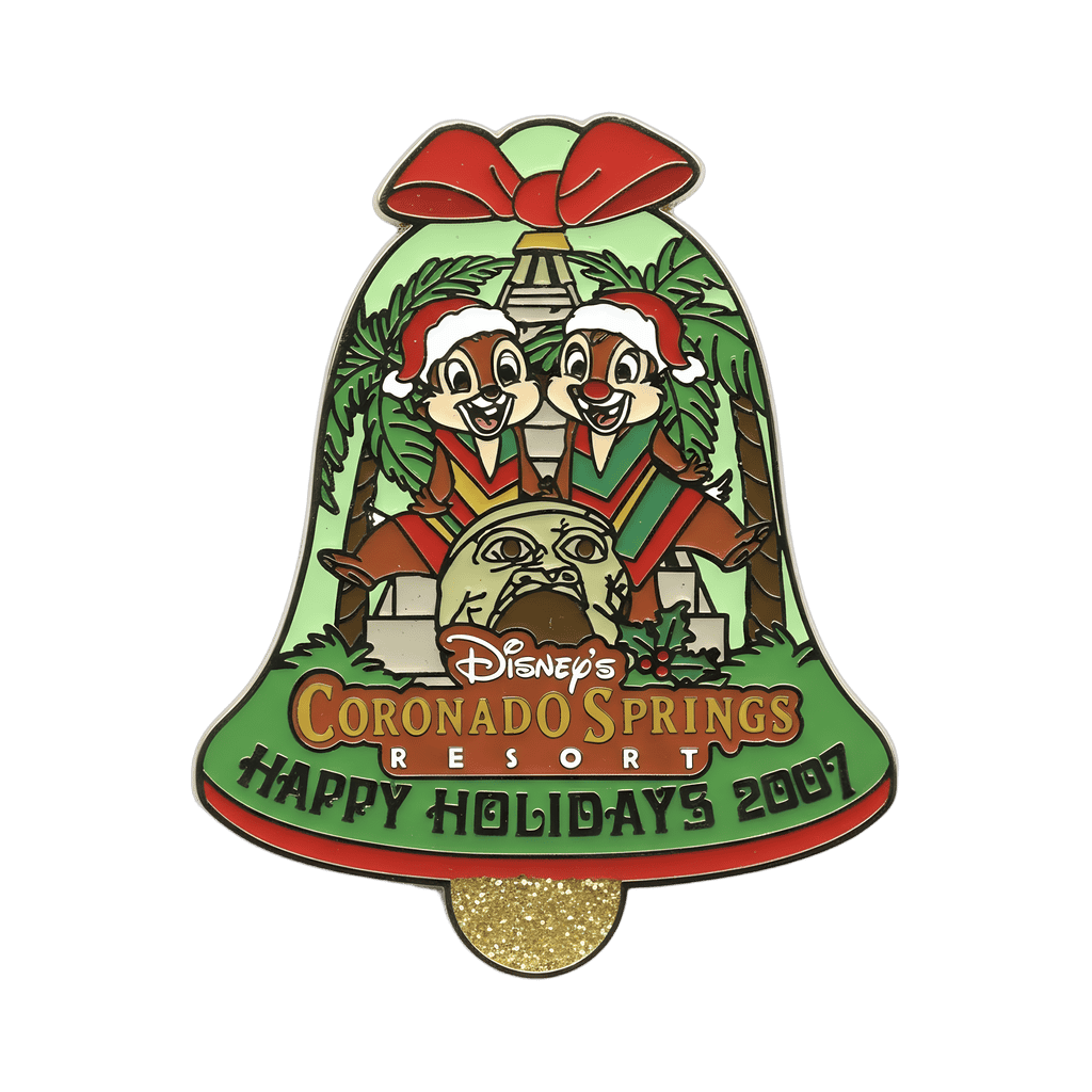 Coronado Springs Resort - Chip & Dale Holiday Bell Disney pin