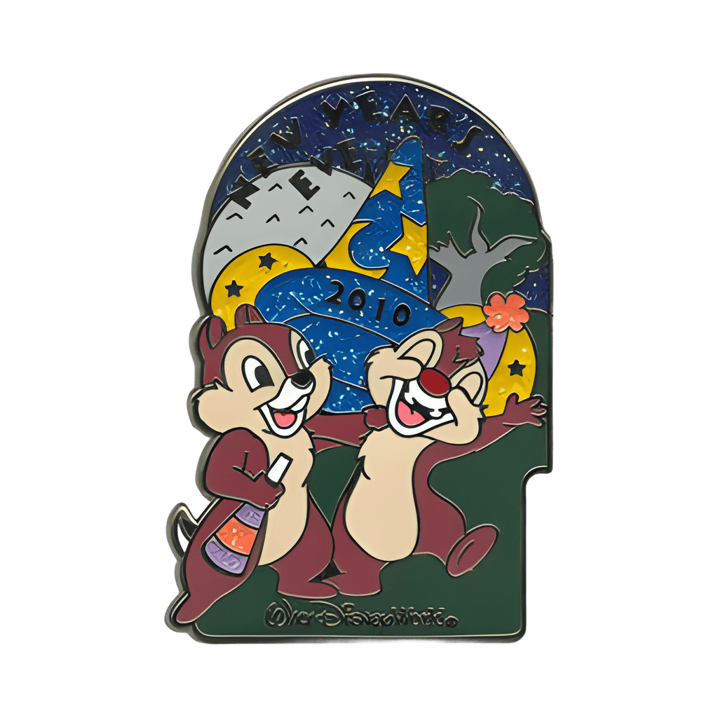 New Year's Eve 2010 - Chip & Dale Disney pin