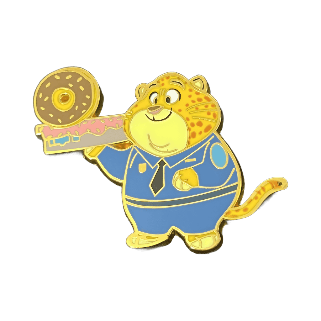 Officer Clawhauser with a Donut Disney pin