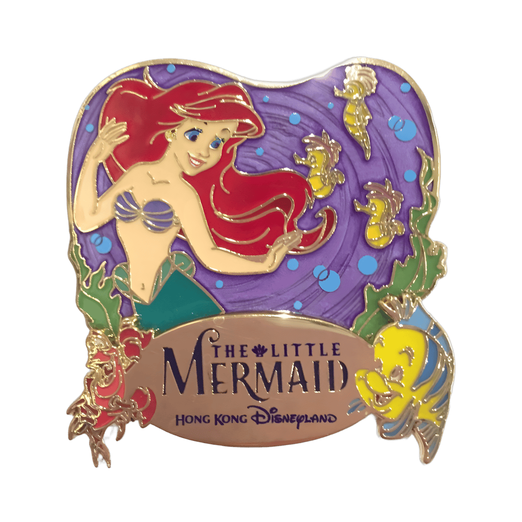 Ariel, Flounder and Sebastian Disney pin