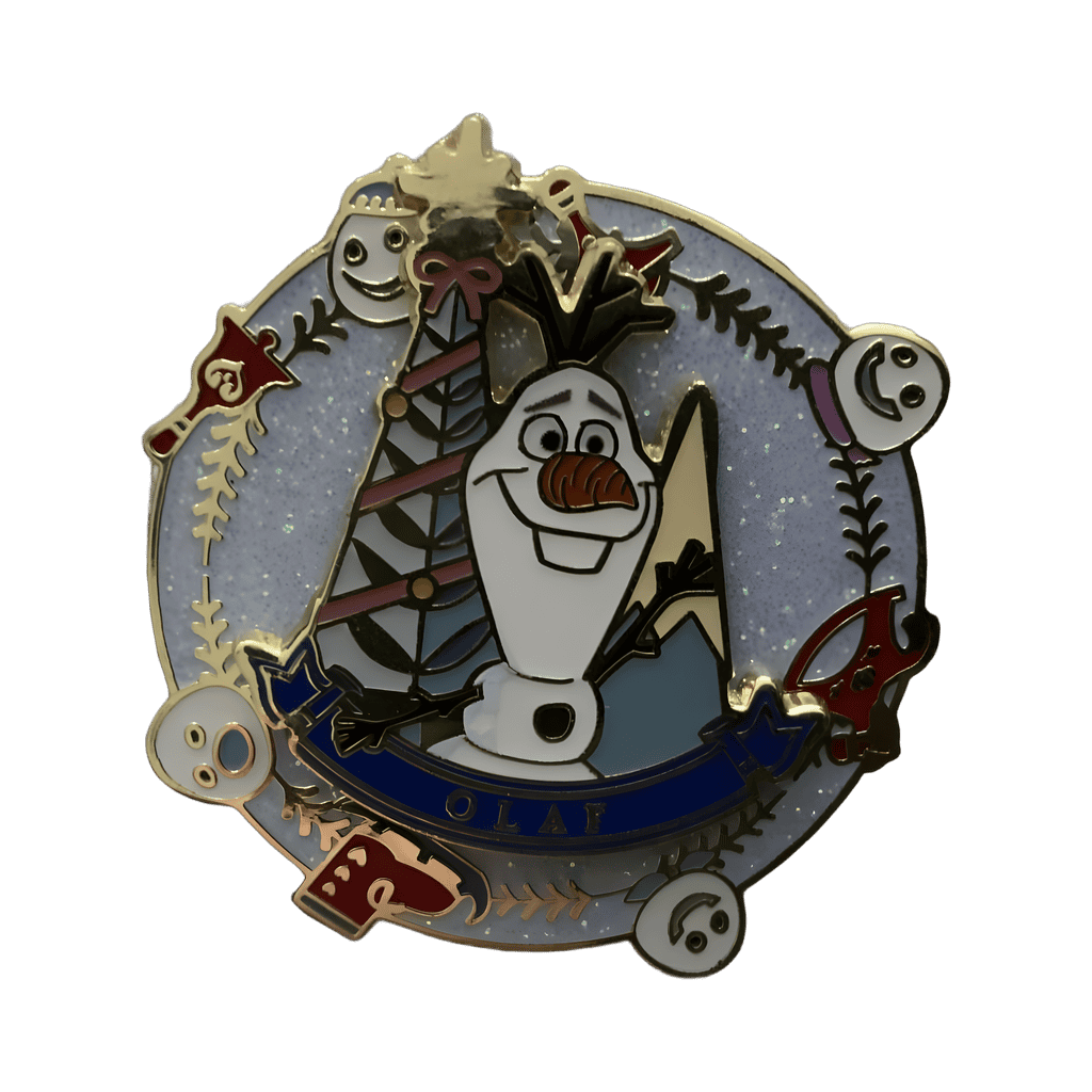 Olaf and Snowgies Spinner Disney pin