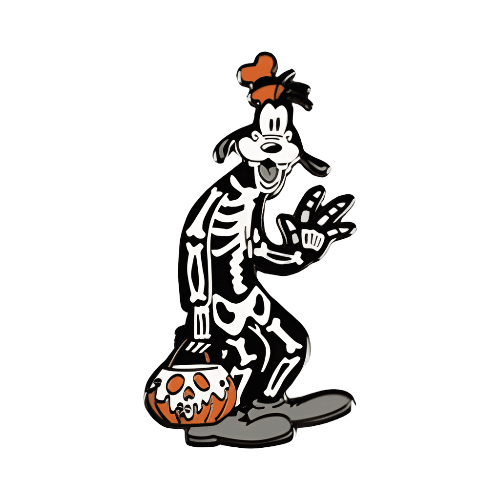 Skeleton Goofy Disney pin