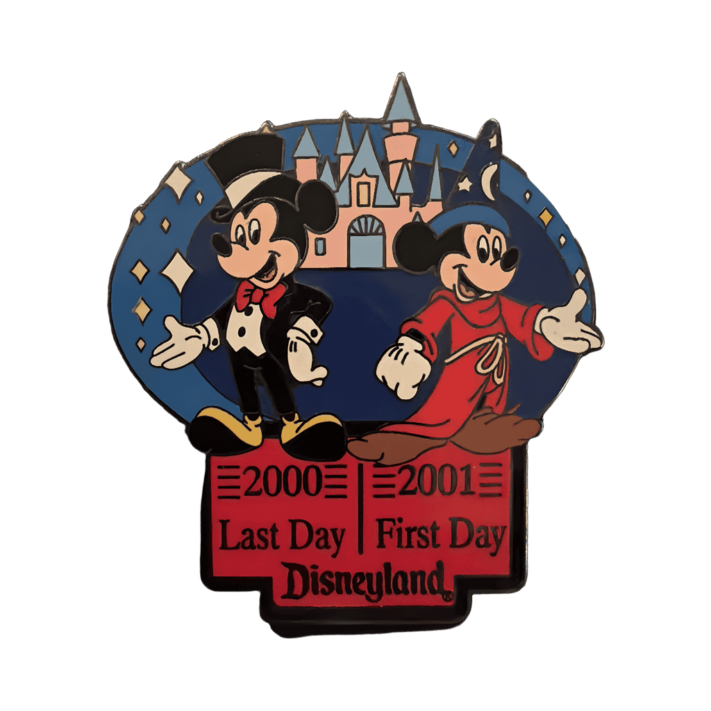 Last day first day Mickey Disney pin