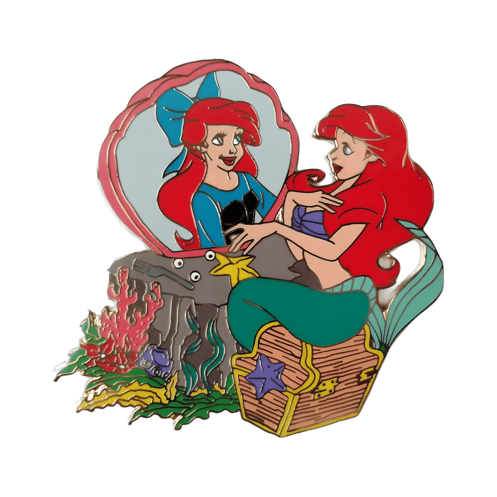 Ariel in Her Mirror Disney pin