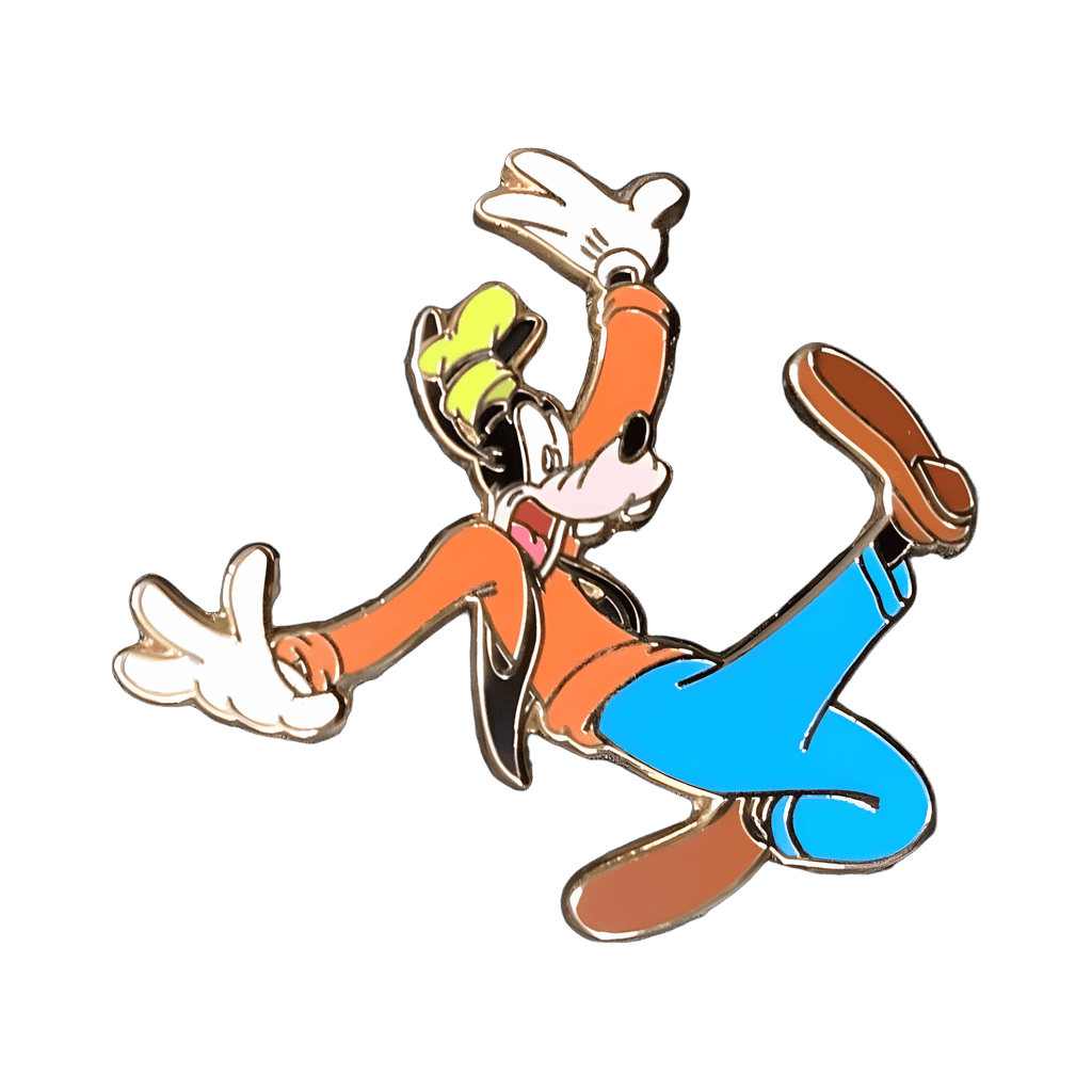 Falling Goofy Disney pin