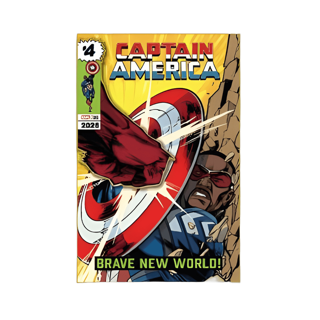 Captain America and Red Hulk Comic Disney pin