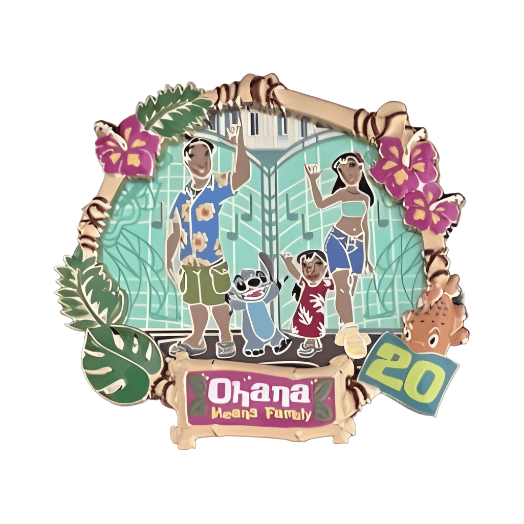Ohana Means Family on Road Trips Disney pin