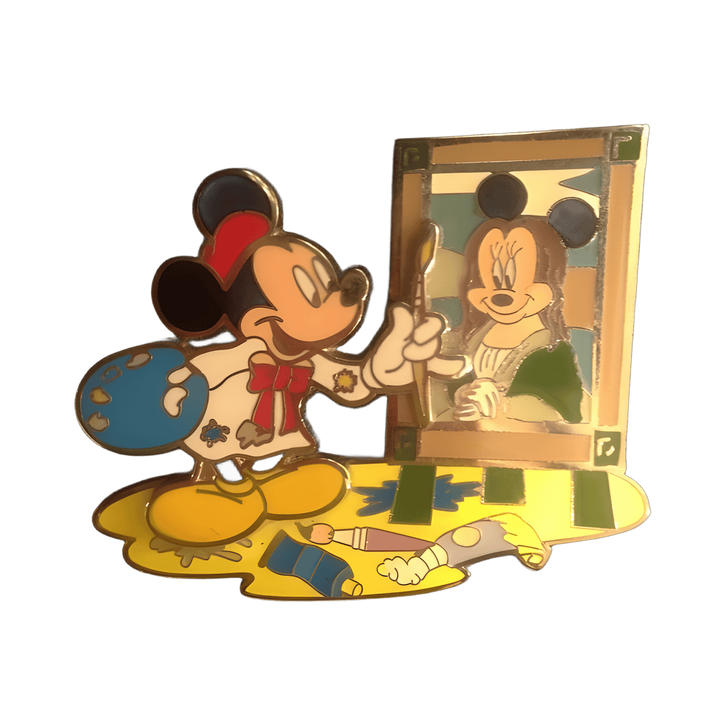 Mickey and Mona Lisa Minnie Disney pin