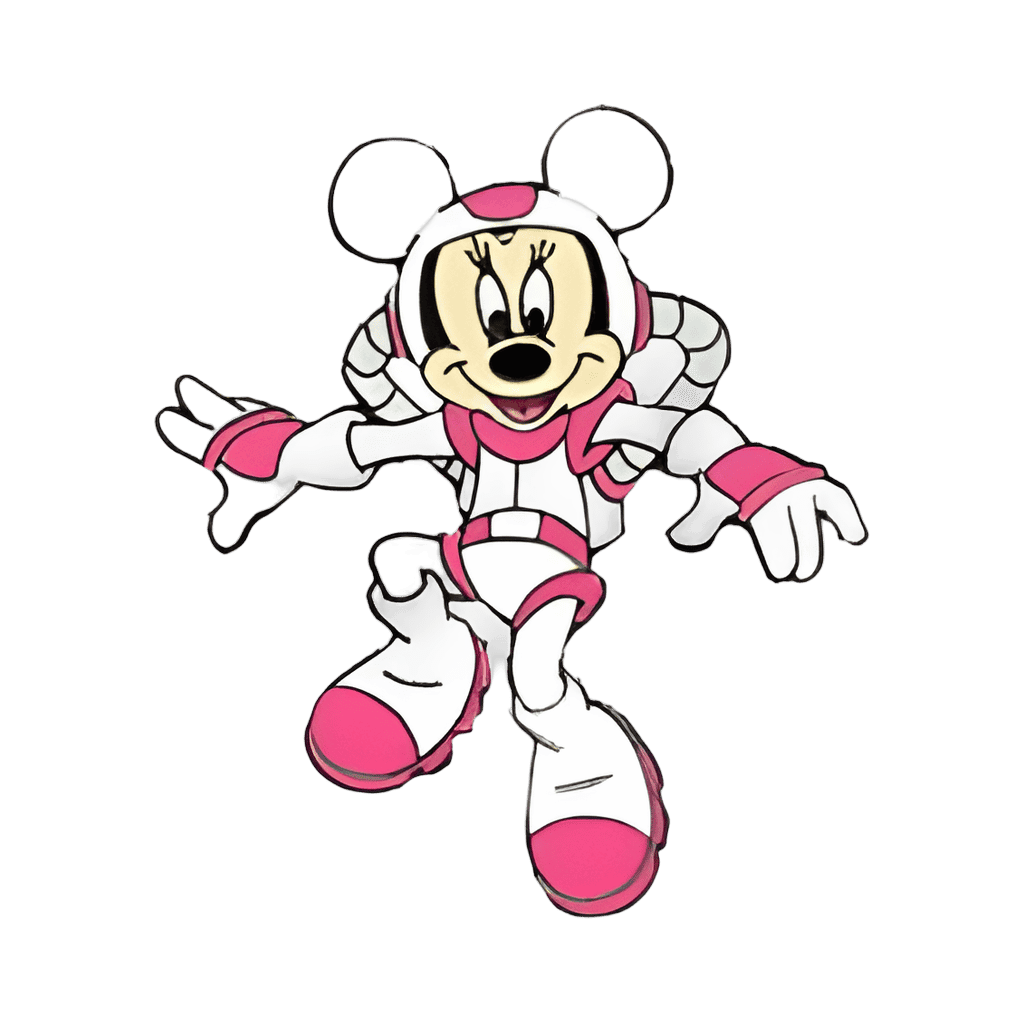 Astronaut Minnie Mouse Disney pin