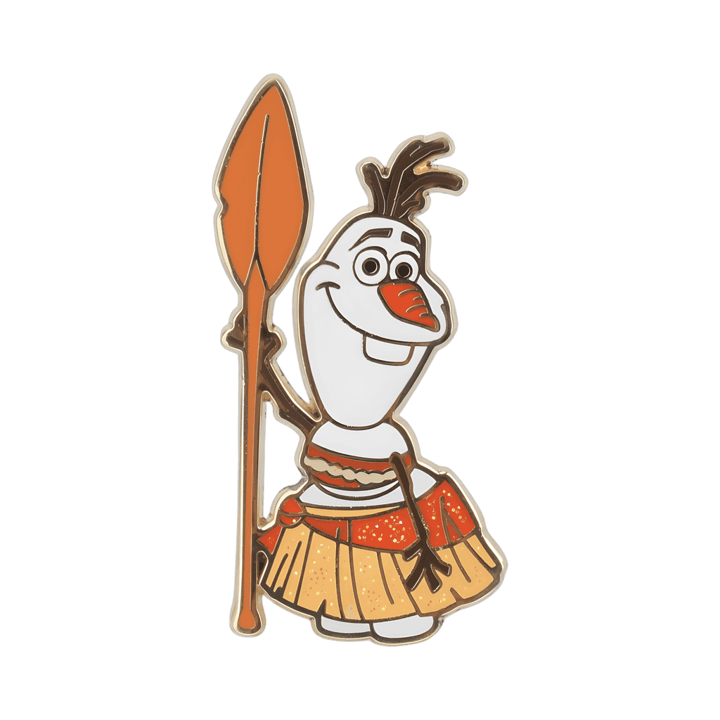 Olaf as Moana Disney pin