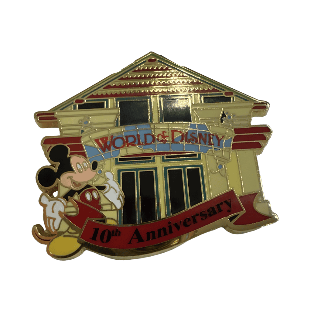 Mickey World of Disney 10th Anniversary Cast Exclusive Pin Disney pin