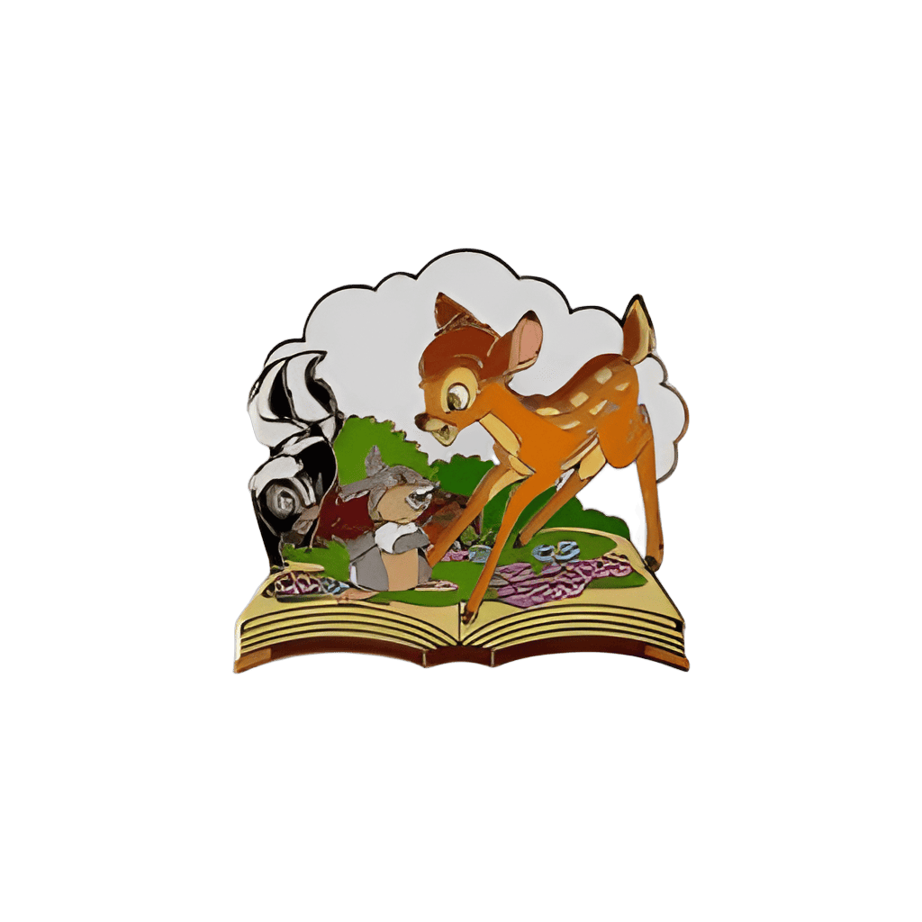 Bambi & Friends Floral Storybook Pin Disney pin