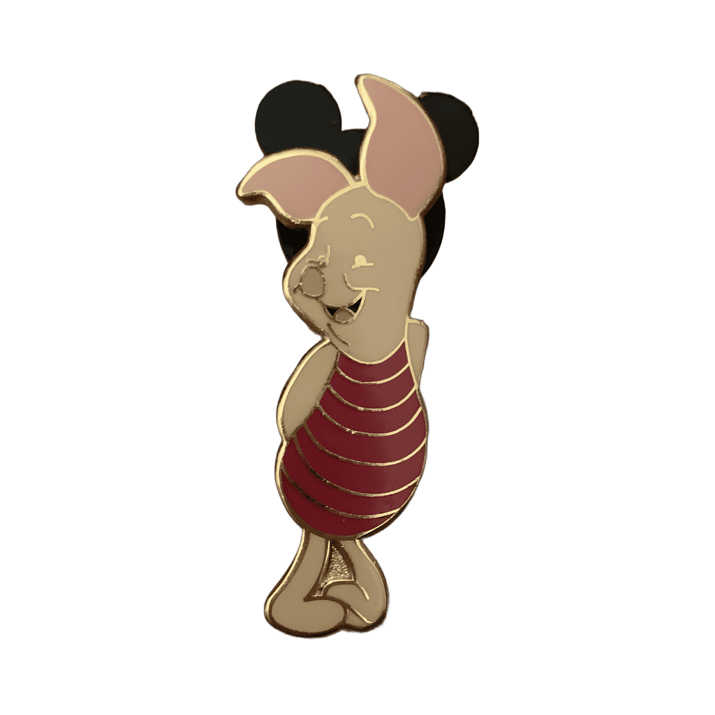 Piglet Smiling Hands Arms Behind Back Disney pin